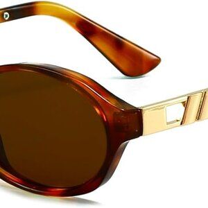 Retro Oval Sunglasses Women Men Trendy Narrow Round Vintage Shades